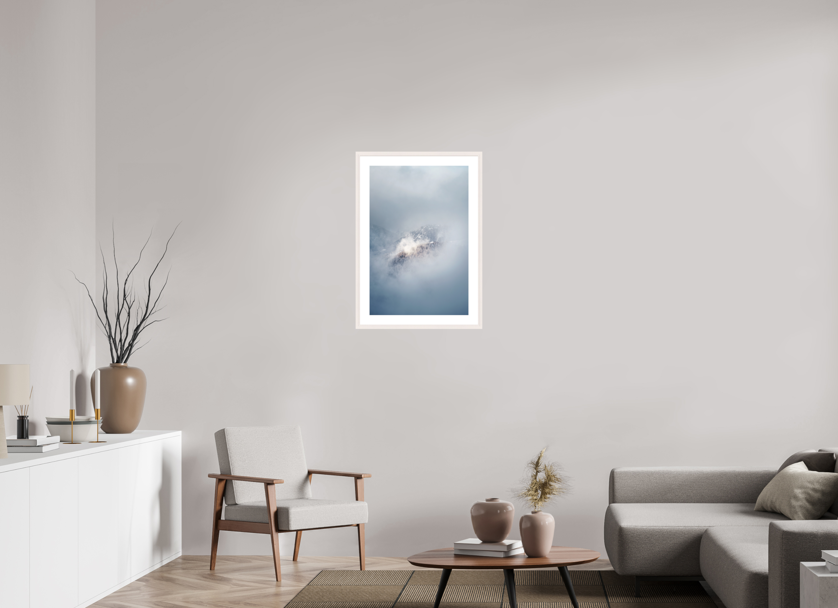 50 x 75 cm, Frame Hambourg 20mm WINDOW OF CLOUDS