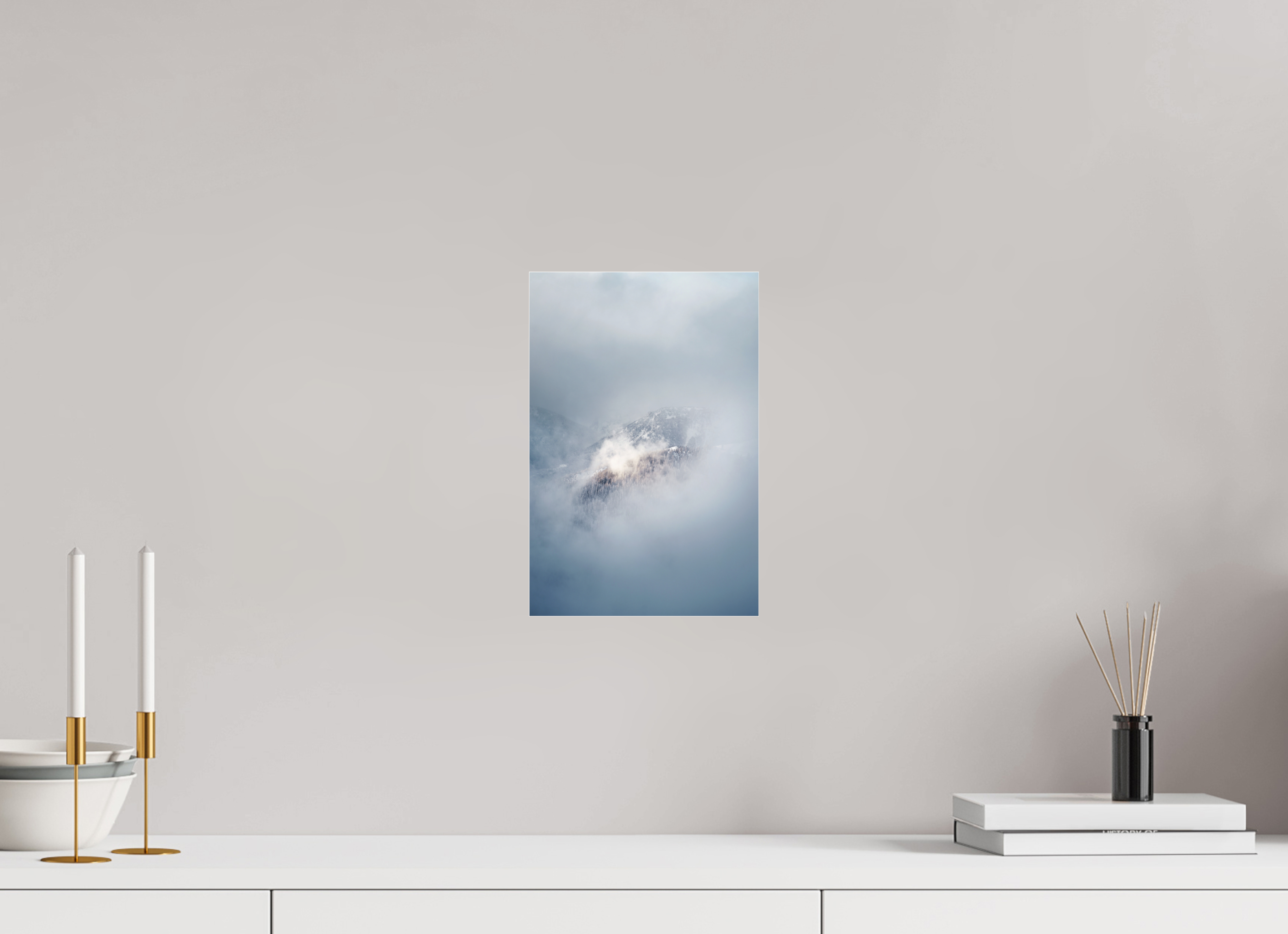 20 x 30 cm, Photo Print Under Acrylic Glass WINDOW OF CLOUDS