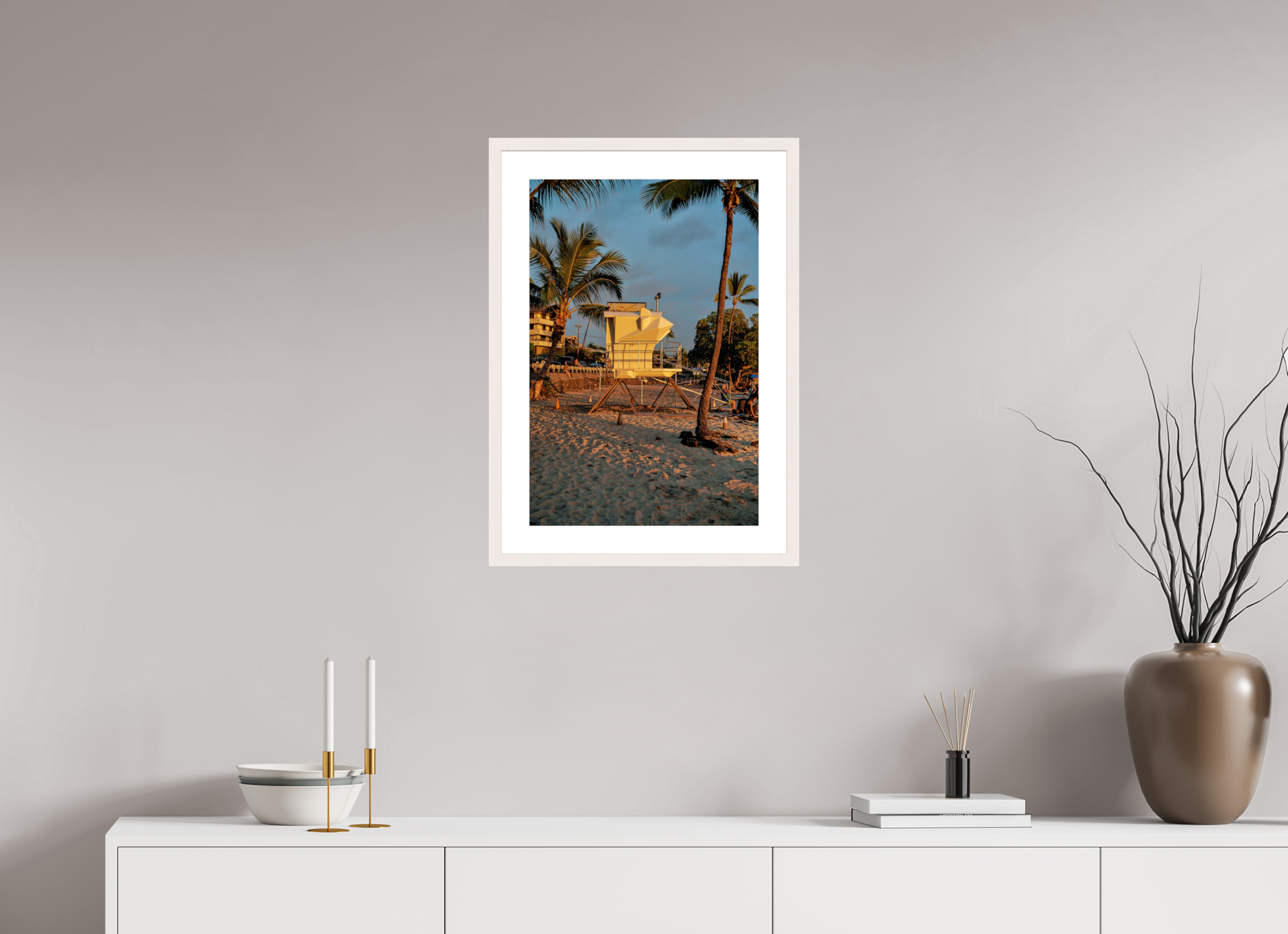 40 x 60 cm, Frame Hambourg 20mm Last Watch – Hawaii