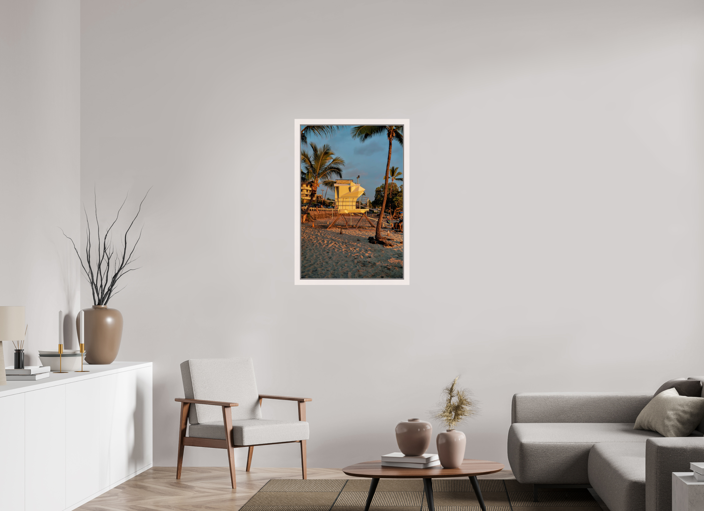 60 x 90 cm, Framed Plexi Last Watch – Hawaii