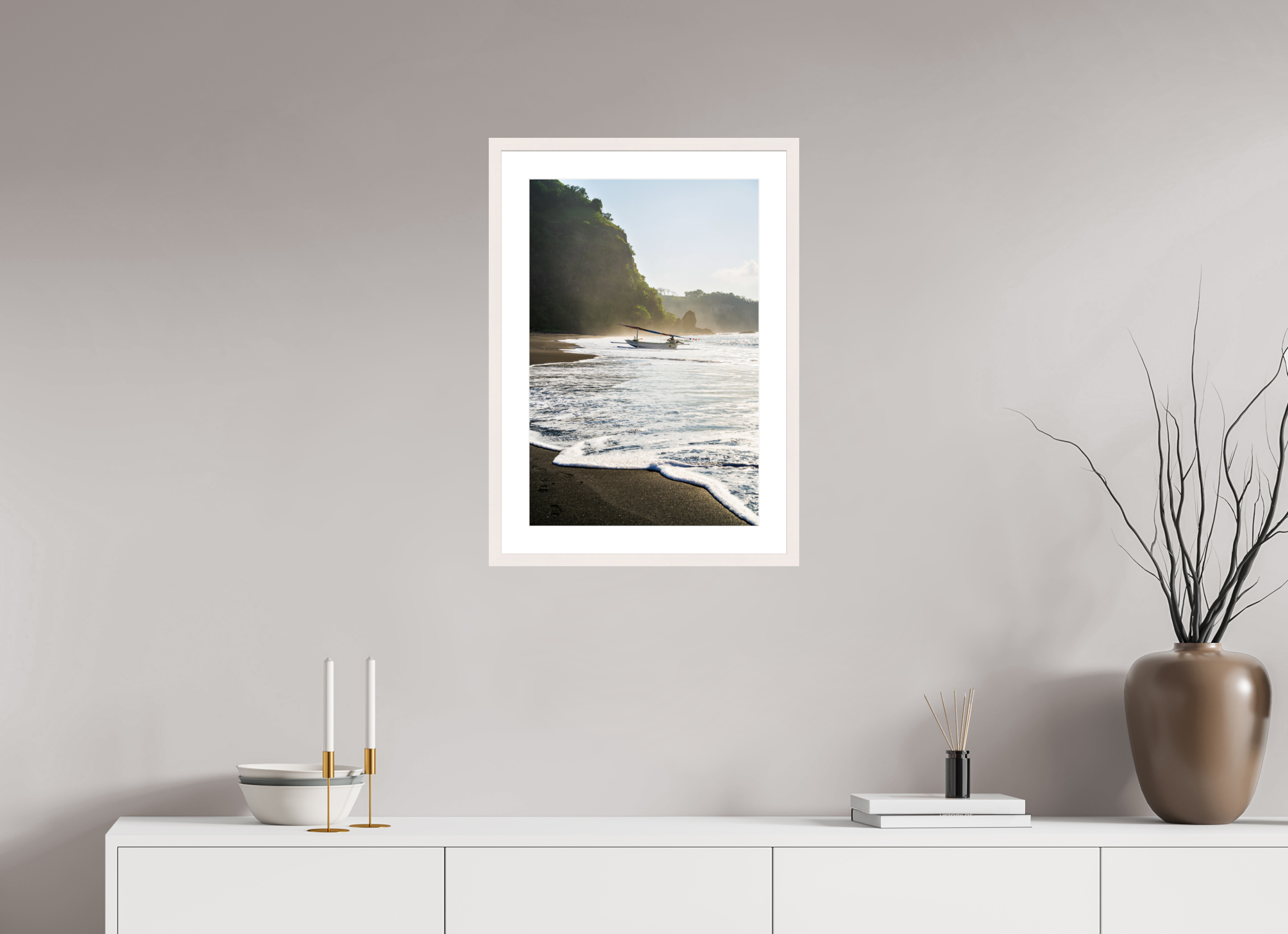40 x 60 cm, Frame Hambourg 20mm Before the Tide – Bali, Indonesia