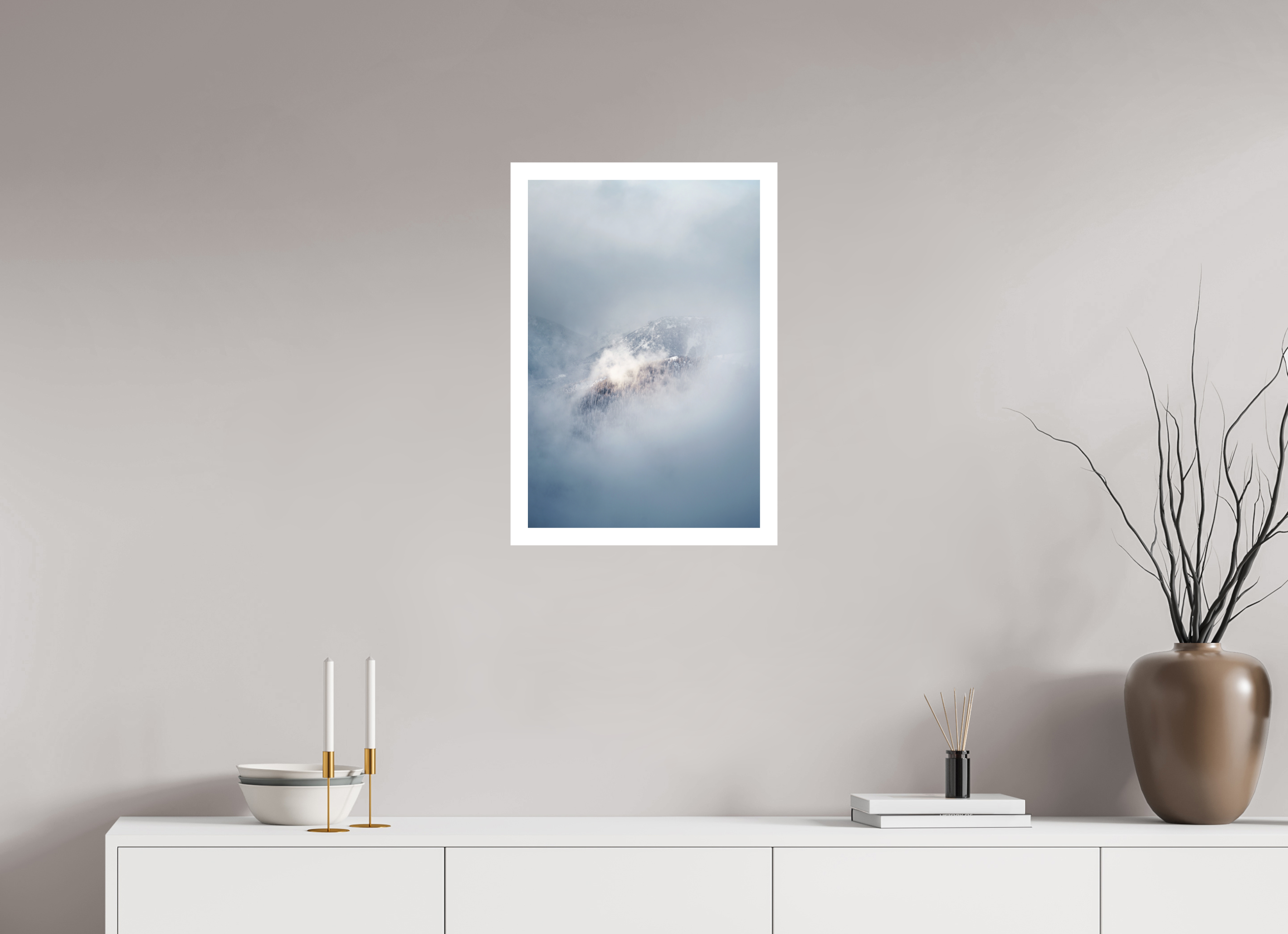 40 x 60 cm, Epson Fine Art Cotton Smooth Natural Paper Print WINDOW OF CLOUDS
