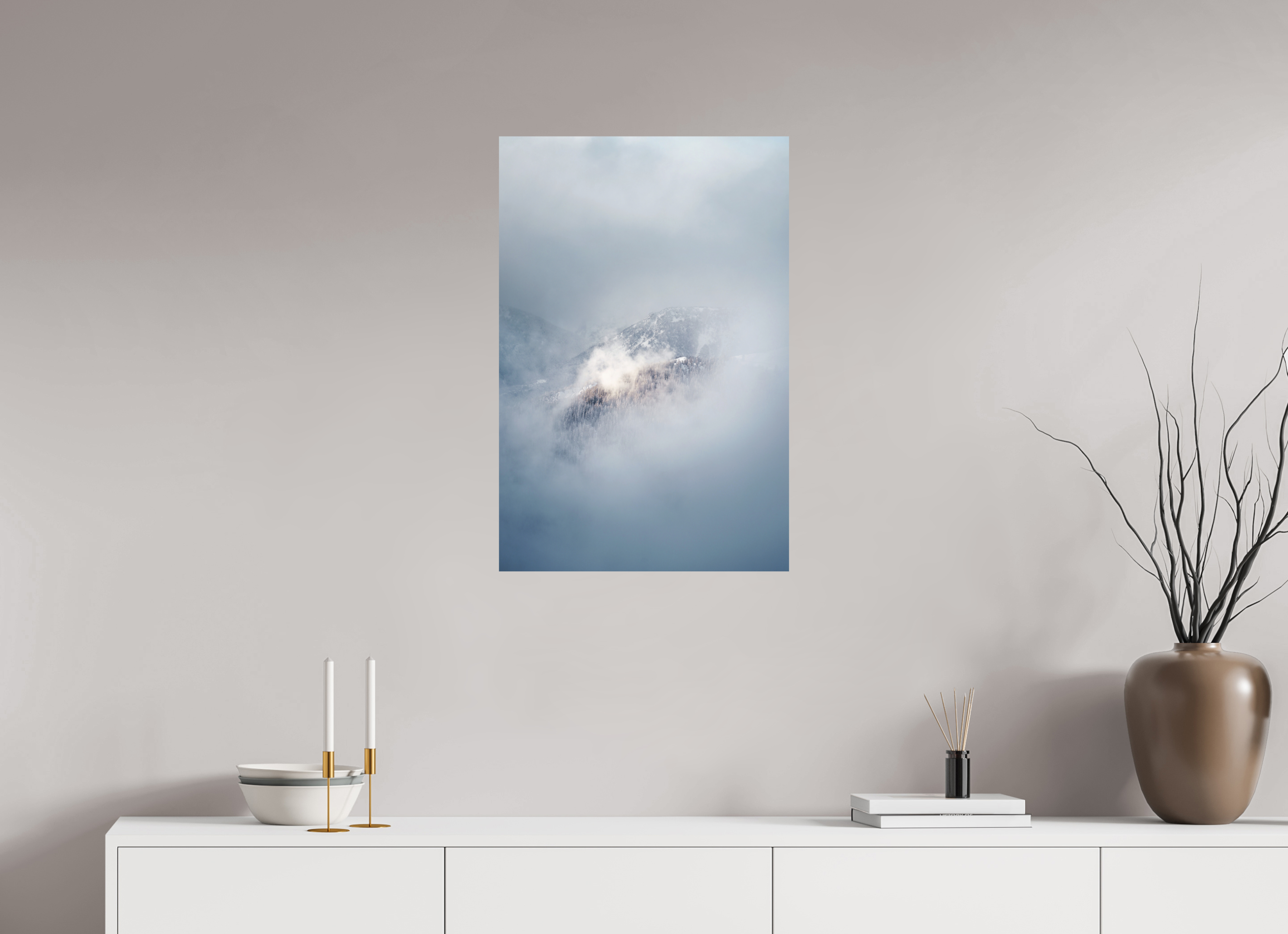 50 x 75 cm, Fuji Crystal DP Matte Print WINDOW OF CLOUDS