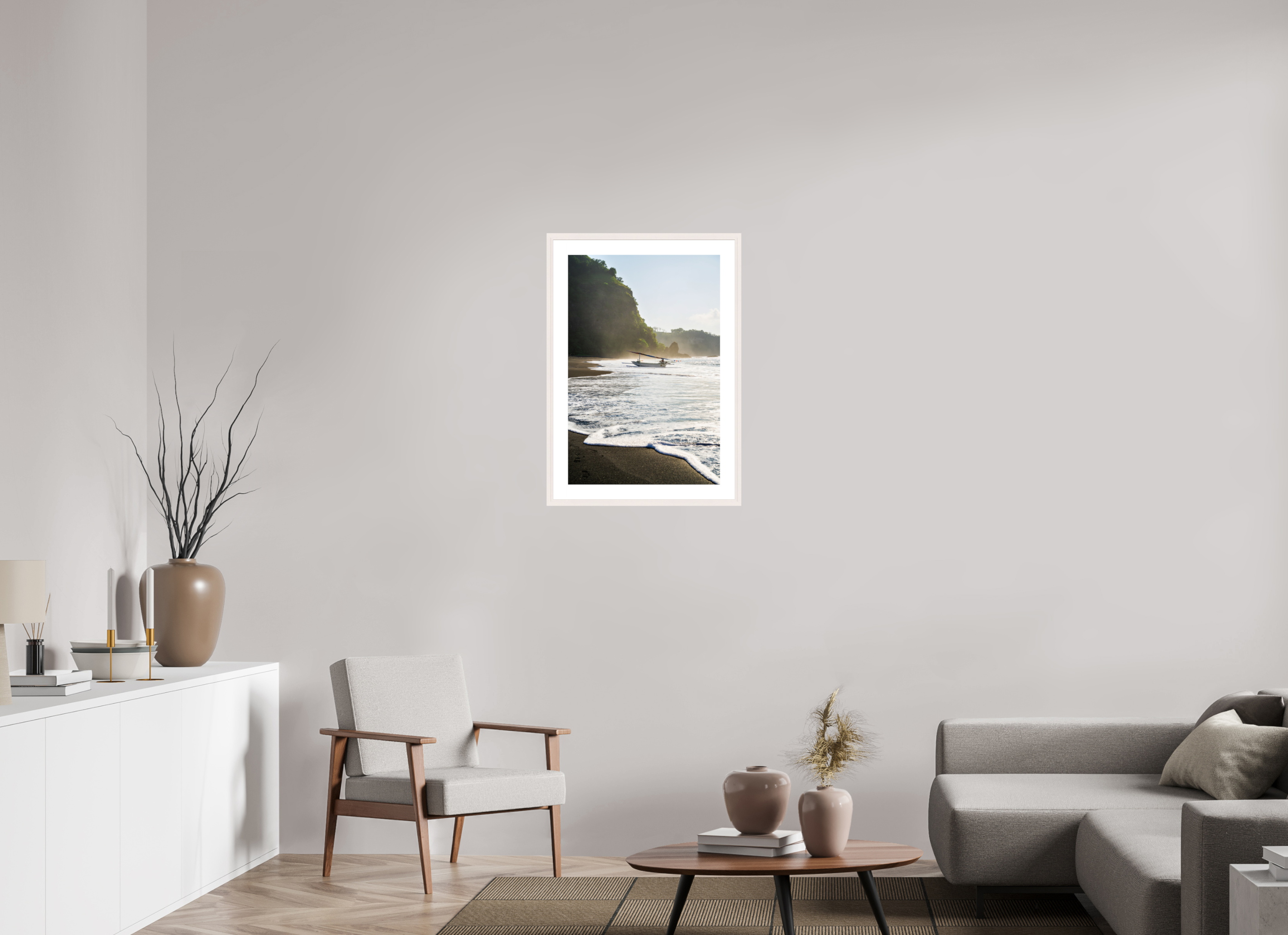 50 x 75 cm, Frame Hambourg 20mm Before the Tide – Bali, Indonesia