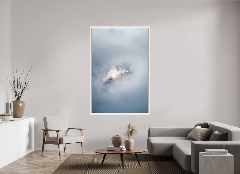 120 x 180 cm, Framed Plexi WINDOW OF CLOUDS