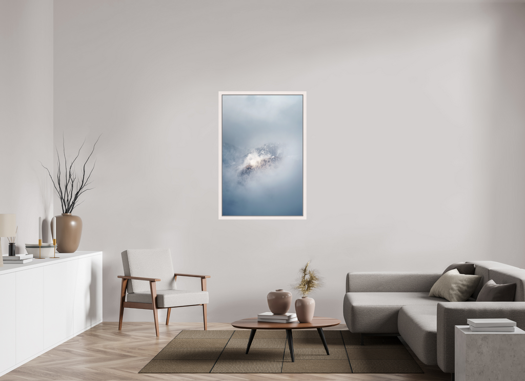 80 x 120 cm, Framed Plexi WINDOW OF CLOUDS