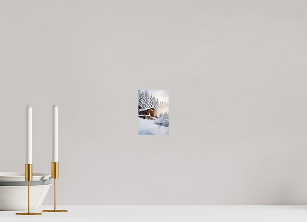 10 x 15 cm, Fuji Crystal DP Matte Print Chez Dany in Winter – Verbier, Switzerland