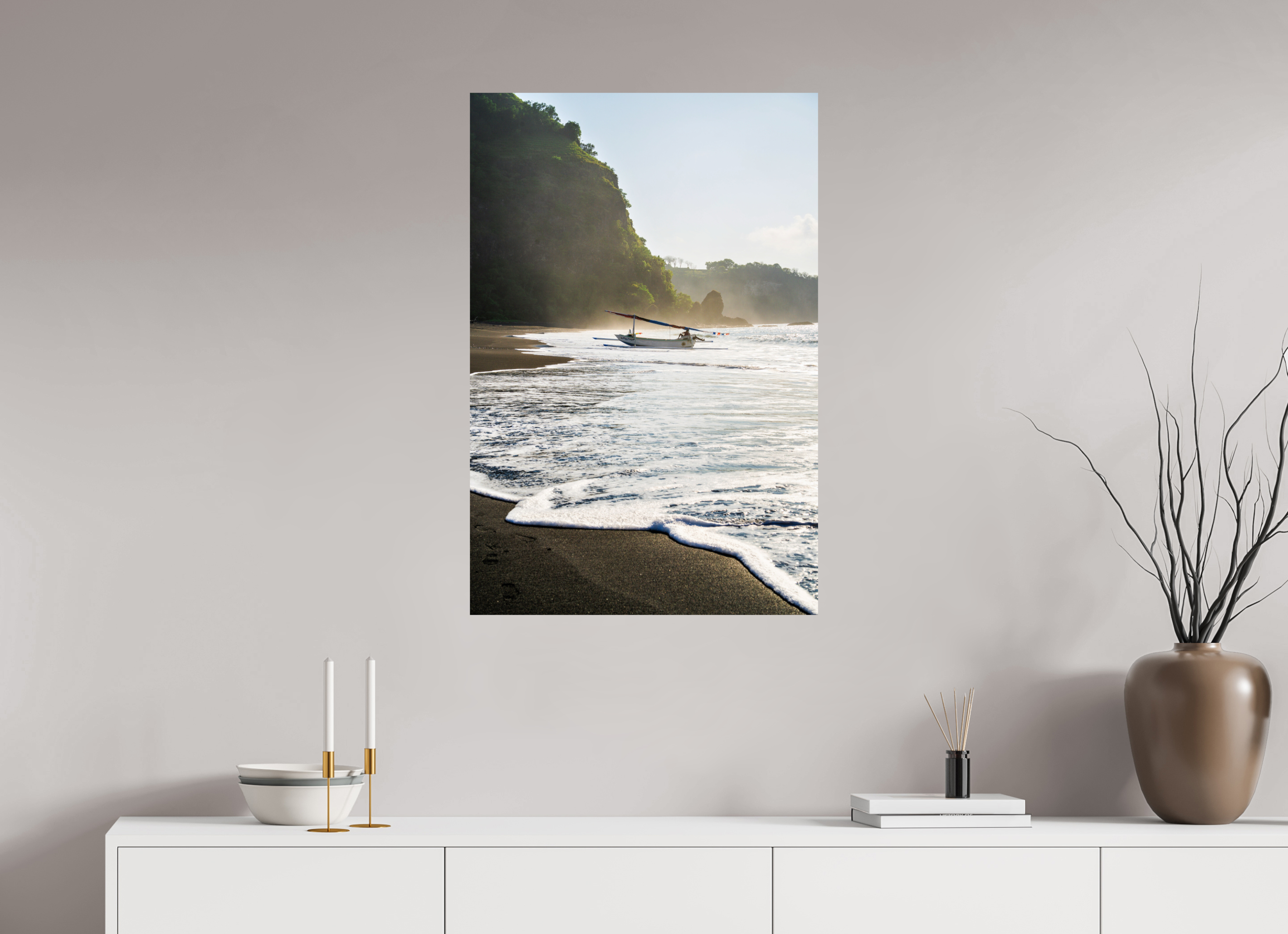 60 x 90 cm, Photo Print On Fuji Crystal DP II Before the Tide – Bali, Indonesia