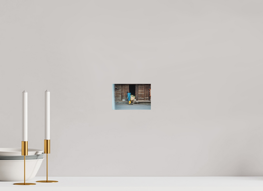 15 x 10 cm, Fuji Crystal DP Matte Print Farm Worker Bruson