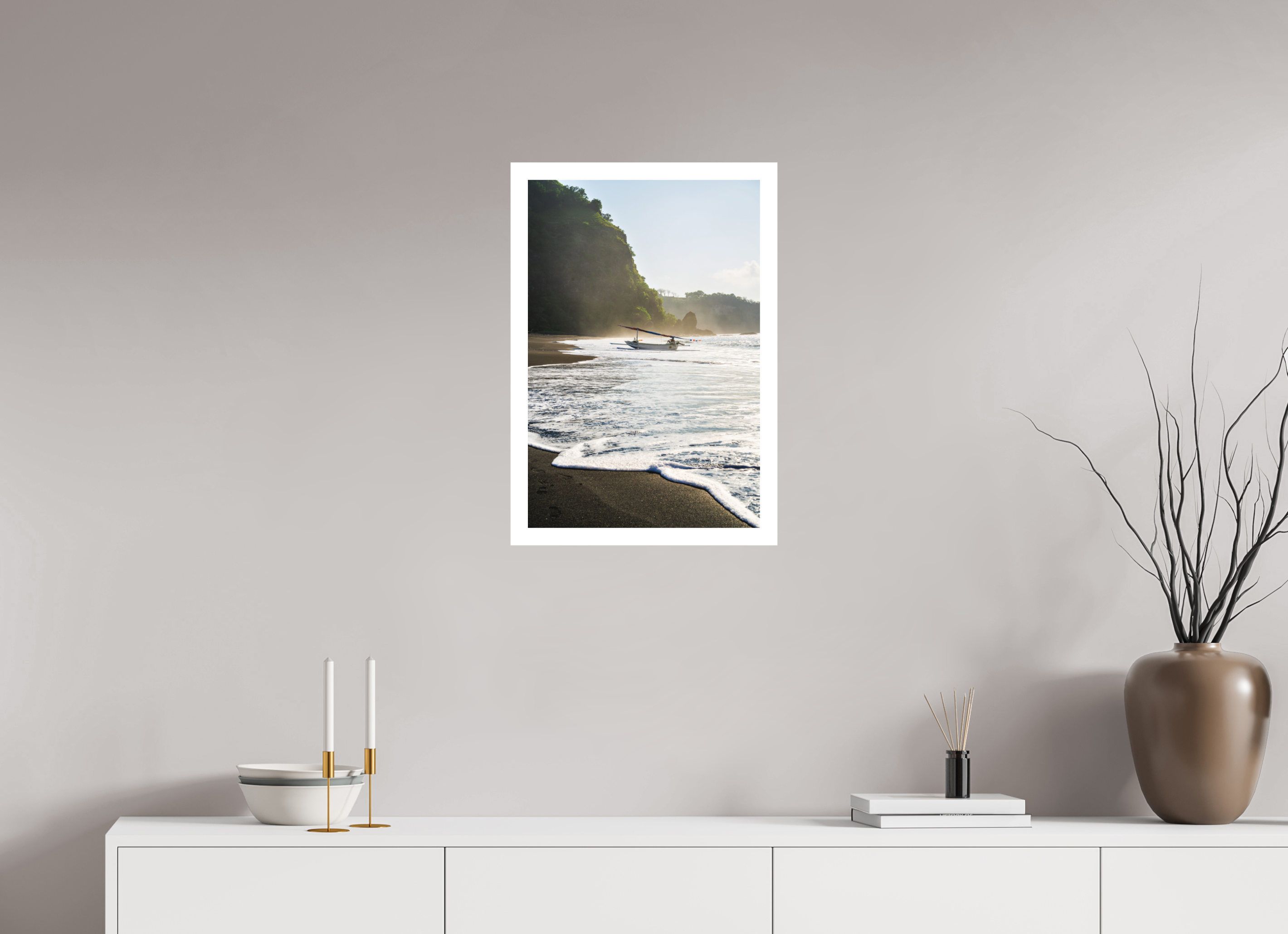 40 x 60 cm, Epson Fine Art Cotton Smooth Natural Paper Print Before the Tide – Bali, Indonesia