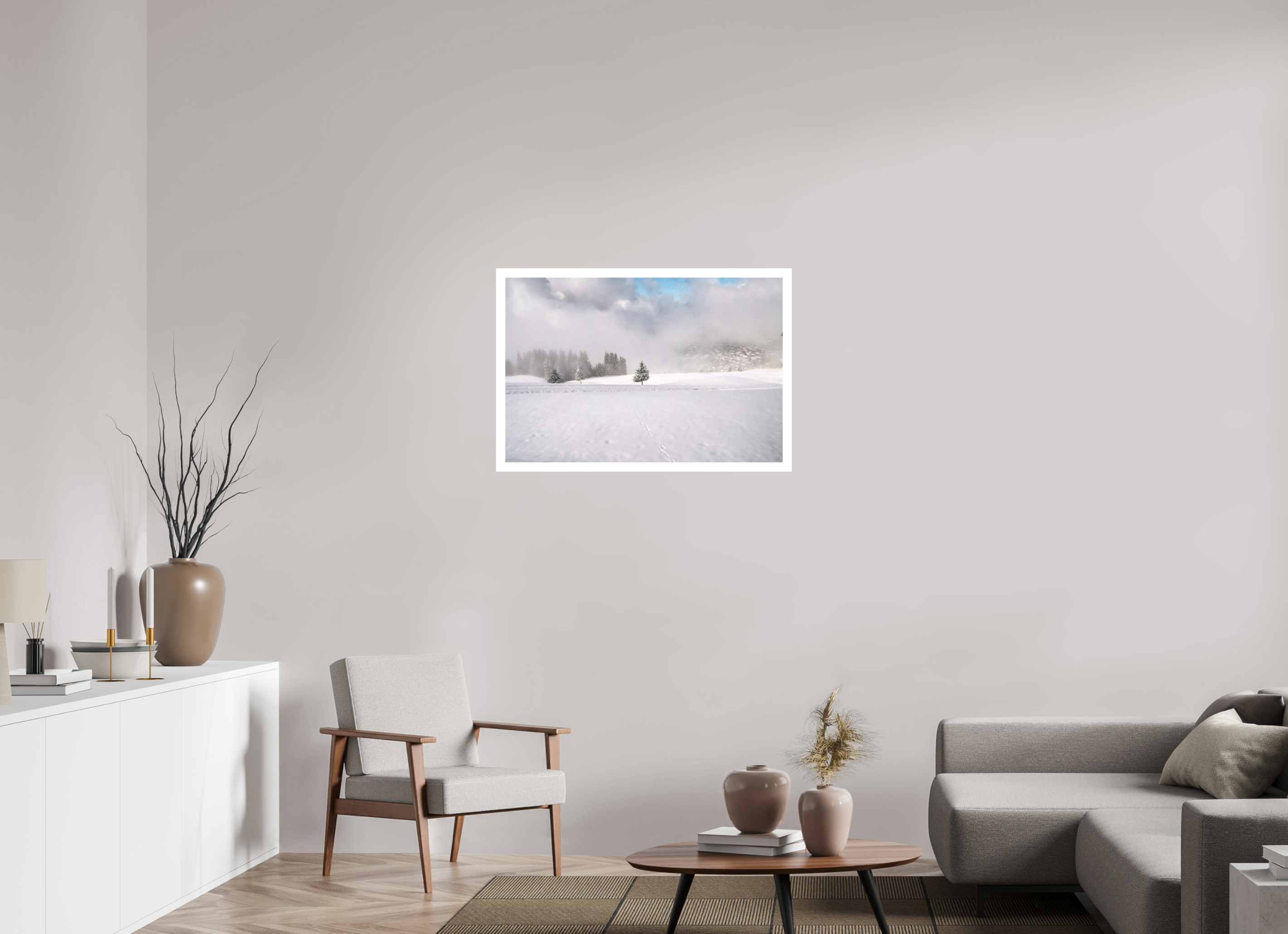 90 x 60 cm, Epson Fine Art Cotton Smooth Natural Paper One Tree Verbier