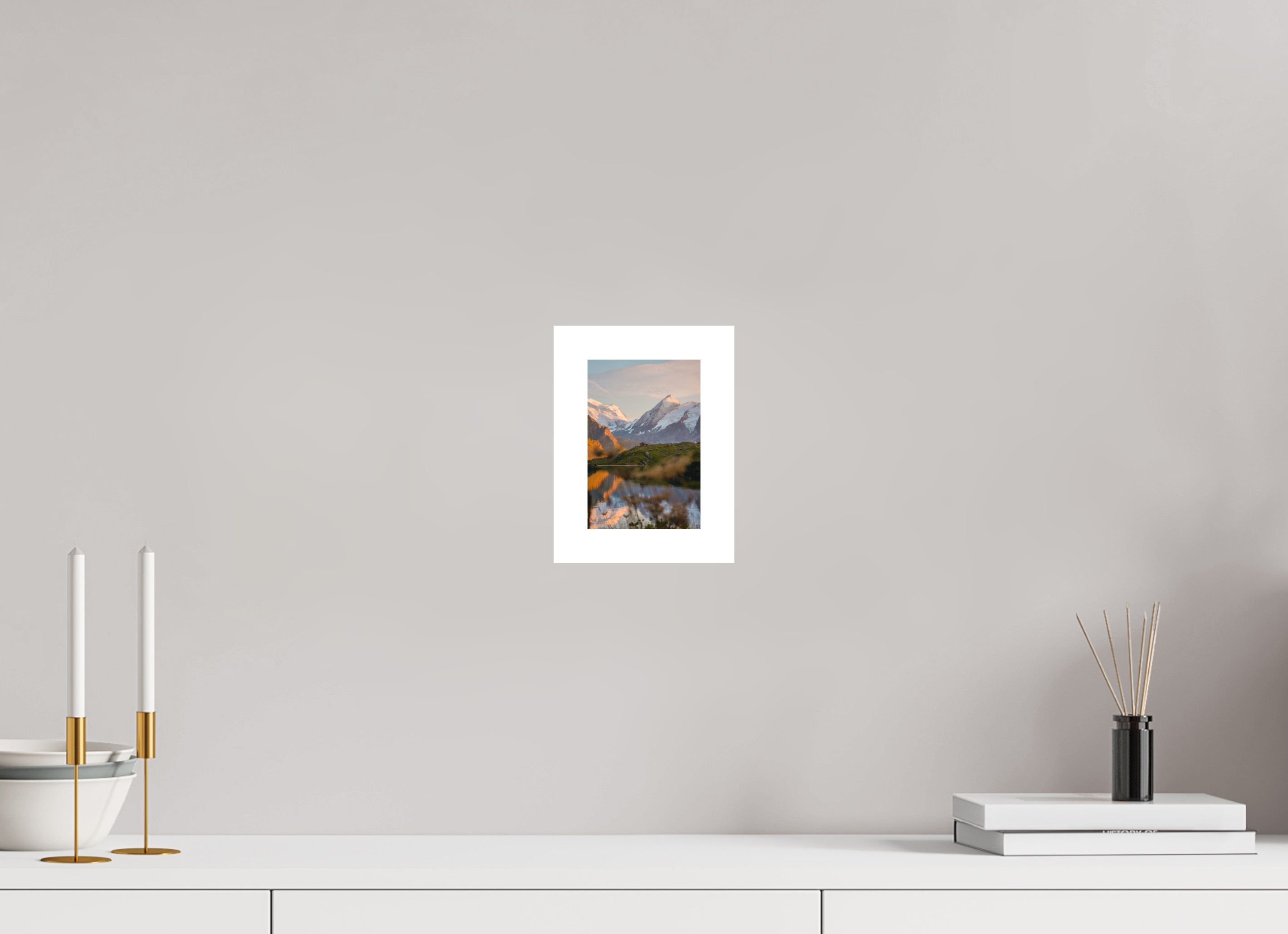 10 x 15 cm, Epson Fine Art Cotton Smooth Natural Paper Print Still Water at Louvie – Val de Bagnes, Switzerland