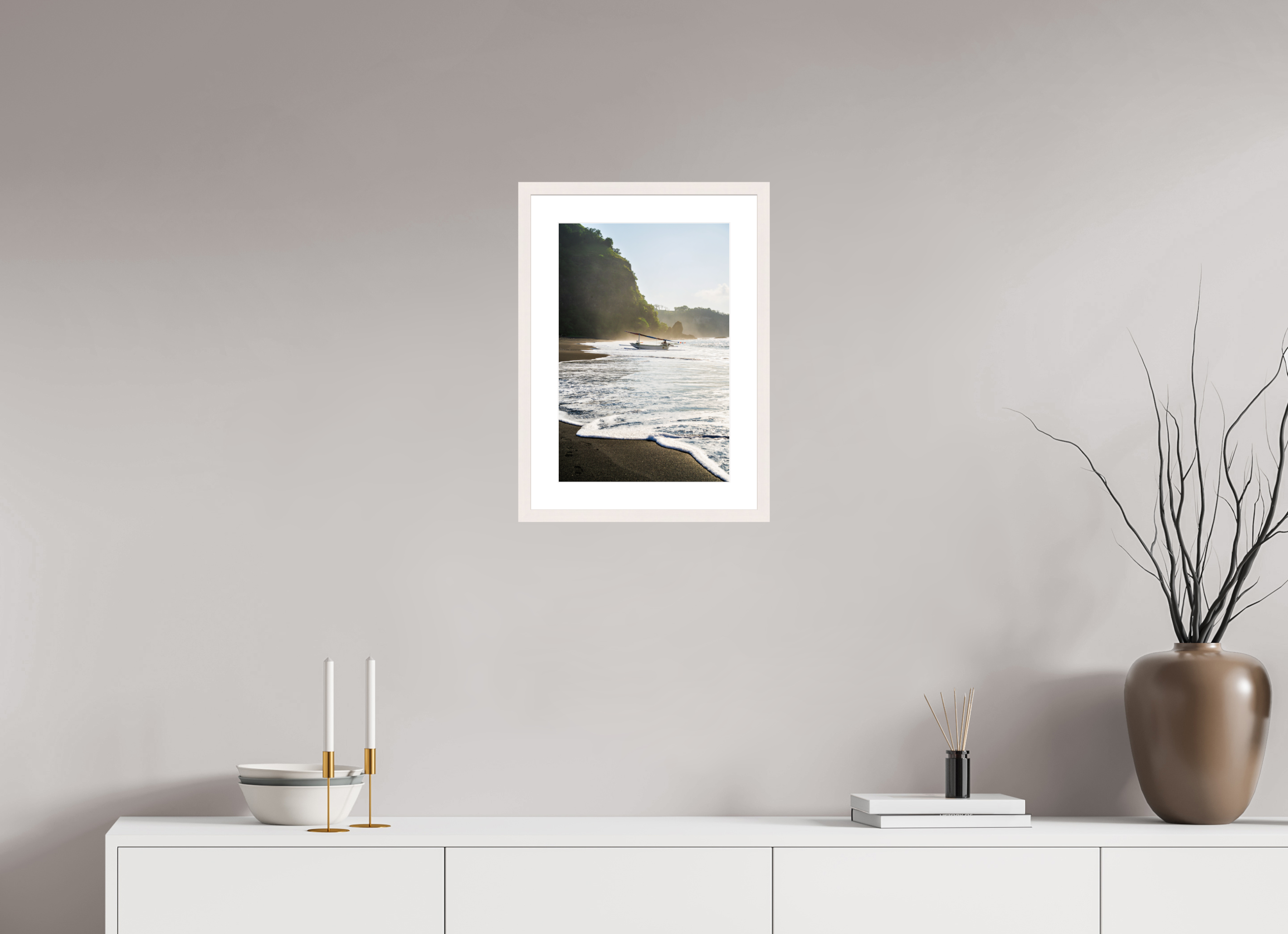 30 x 45 cm, Frame Hambourg 20mm Before the Tide – Bali, Indonesia