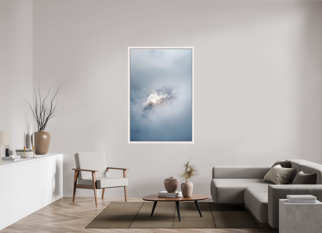 100 x 150 cm, Framed Plexi WINDOW OF CLOUDS