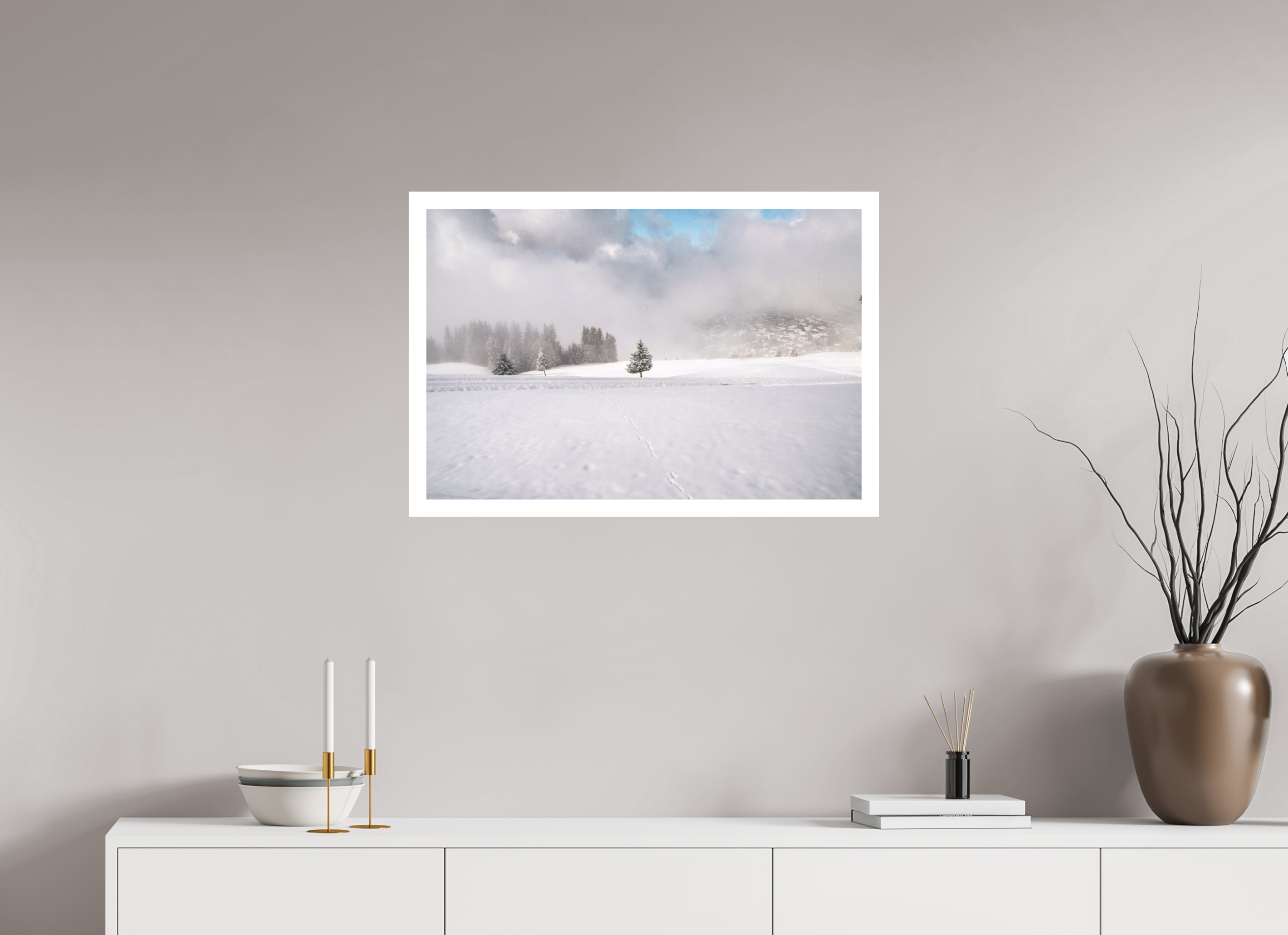 75 x 50 cm, Epson Fine Art Cotton Smooth Natural Paper One Tree Verbier