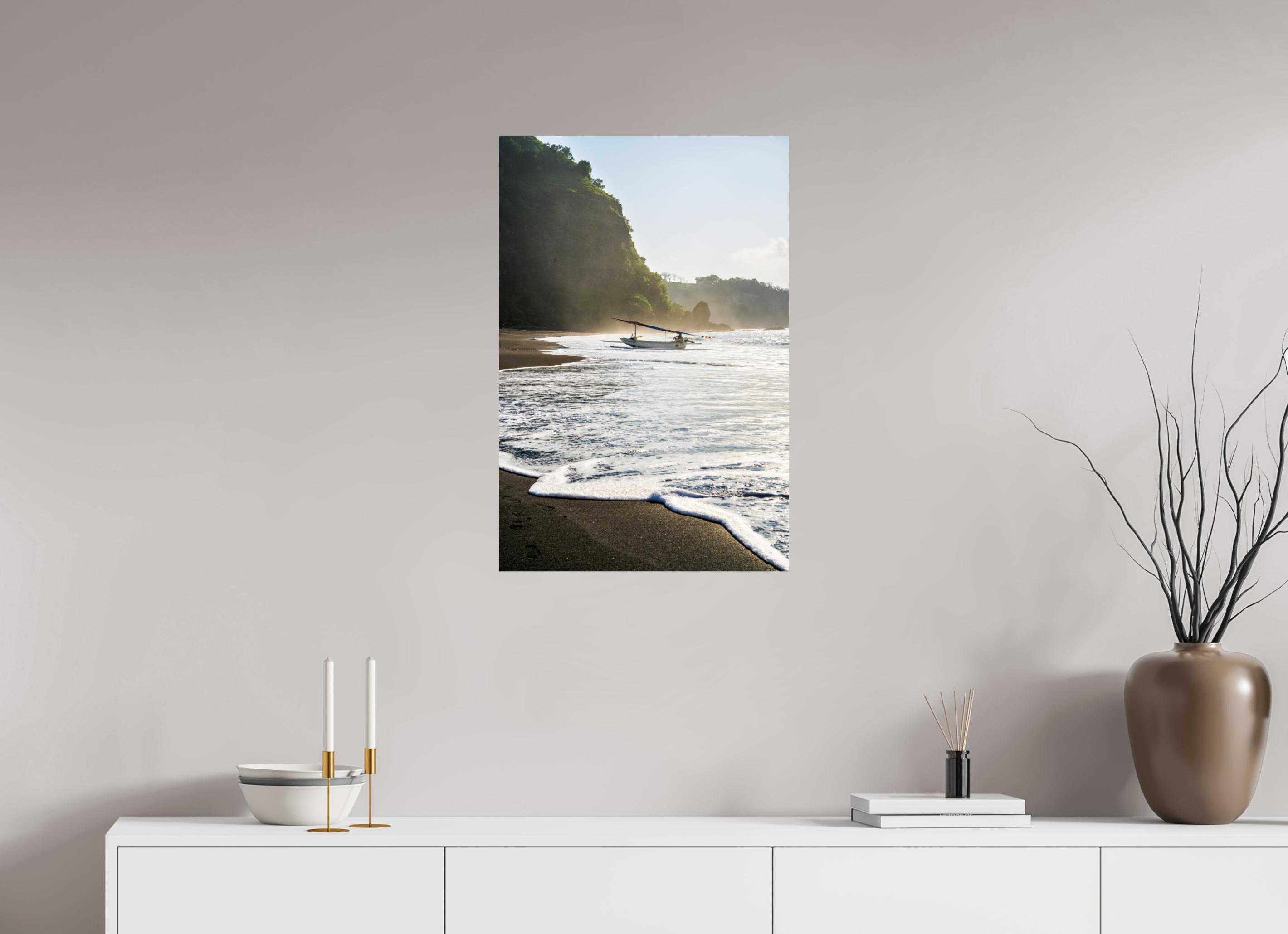 50 x 75 cm, Photo Print On Fuji Crystal DP II Before the Tide – Bali, Indonesia
