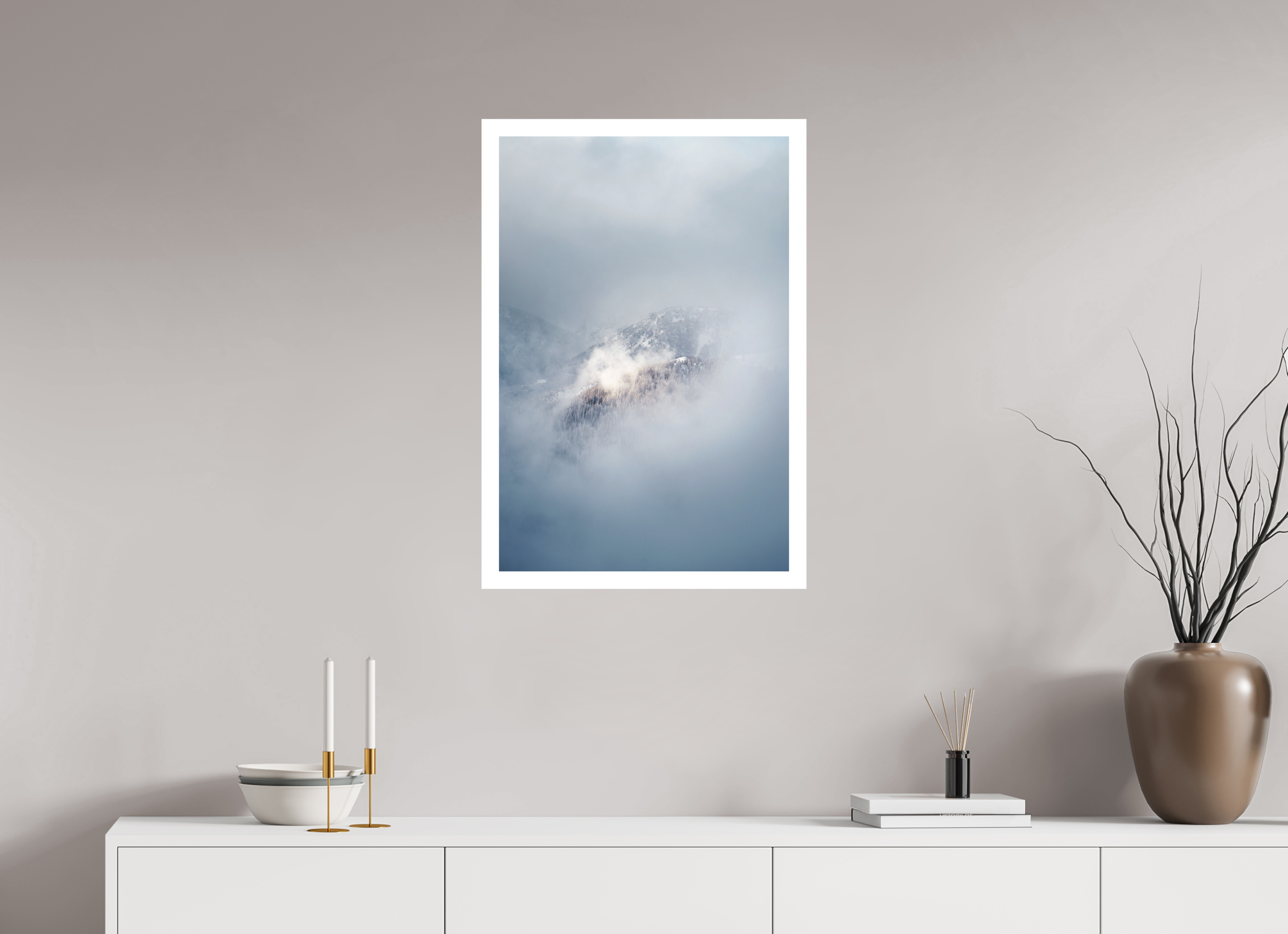 50 x 75 cm, Epson Fine Art Cotton Smooth Natural Paper Print WINDOW OF CLOUDS